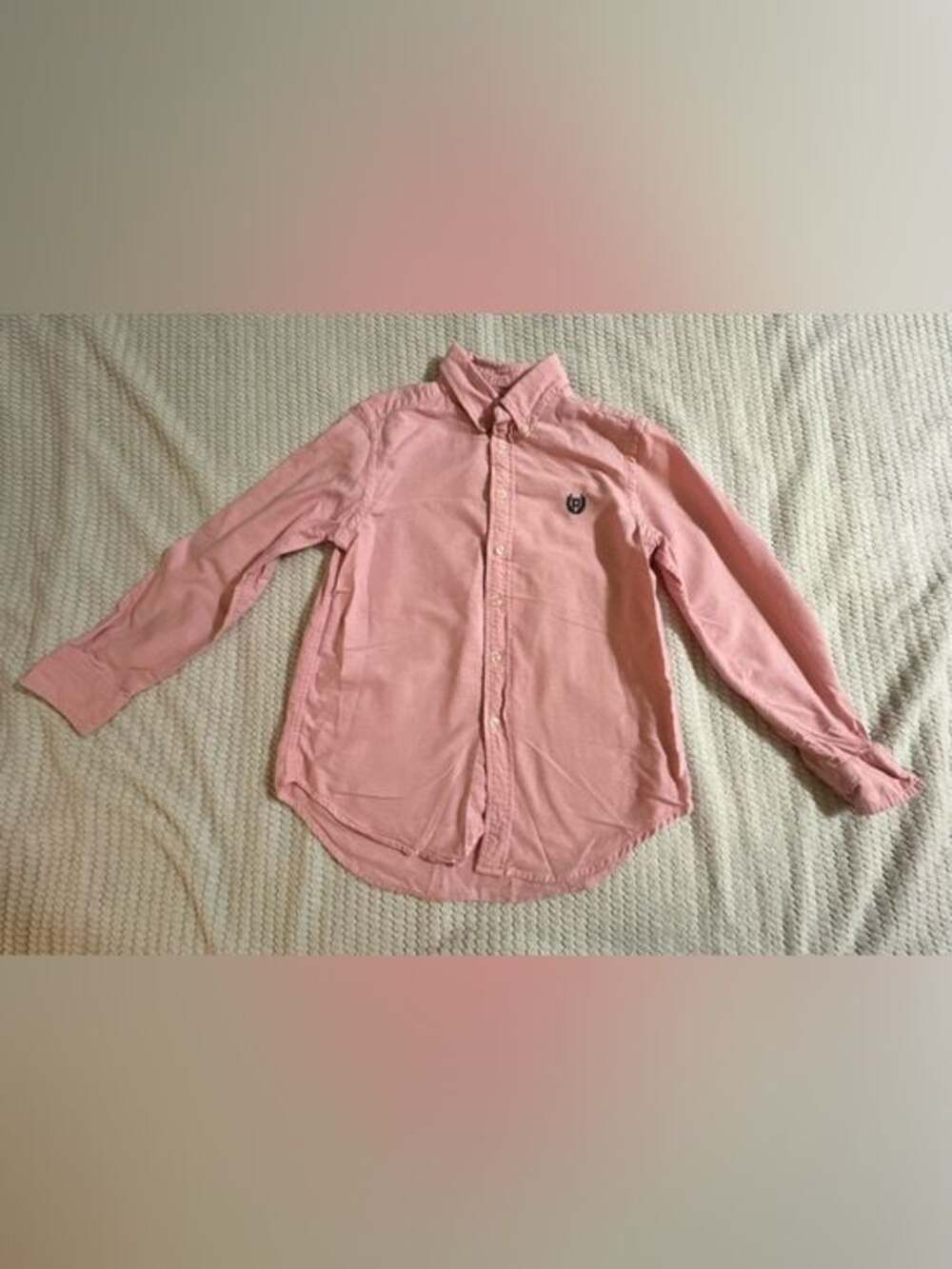 Boy’s Chaps Pink Button-Up Oxford Shirt